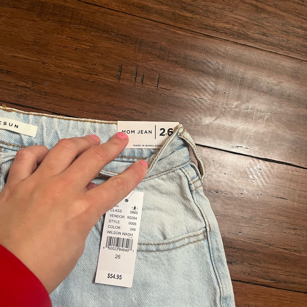 Pacsun Mom jeans light wash